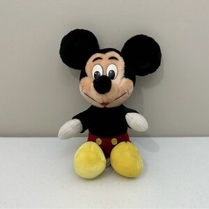 Vintage 1980’s Mickey Mouse Disneyland Walt Disney World Disney Park 12.5” Plush